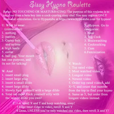 Sissy Hypno Roulette