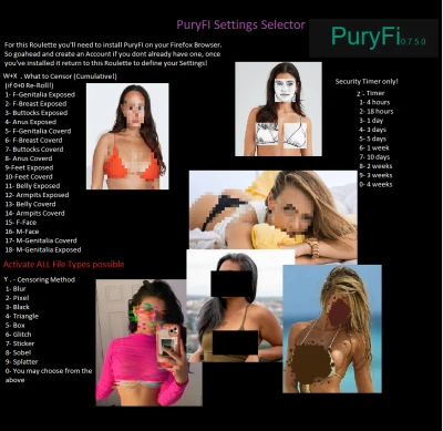 PuryFI Censoring Selector