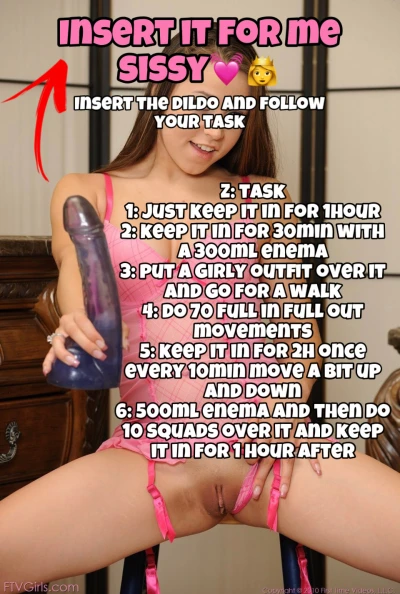 Dildo insertion