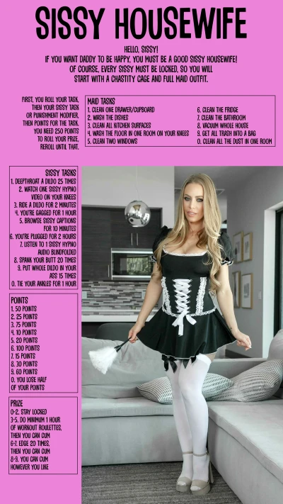 Sissy housewife