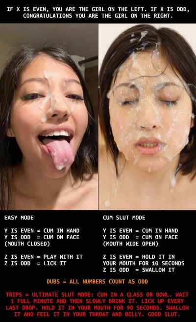 Easy or Cum Slut Fap Roulette