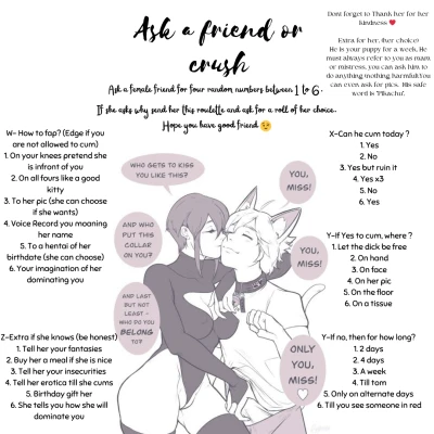 Ask a friend or crush