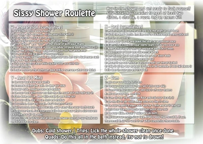 Sissy Shower Roulette