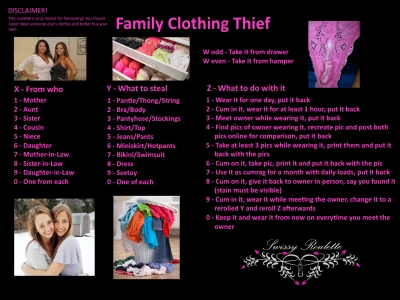 Family Clothing Thief