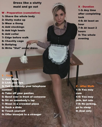 Slutty maid roulette