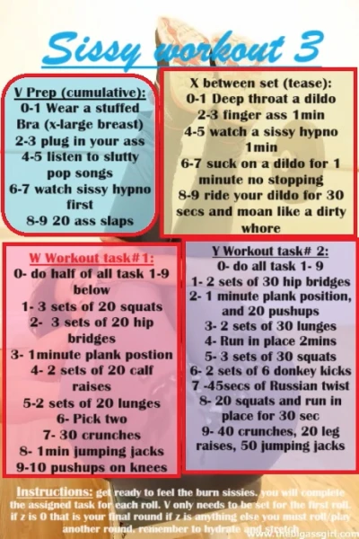 sissy workout 3