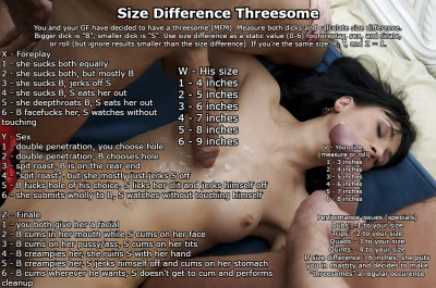 Size Difference Threesome