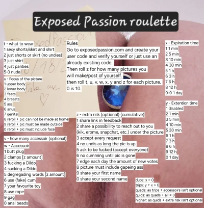 Simple exposed passion roulette