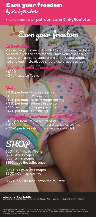 Earn Your Freedom - Diapers Edition