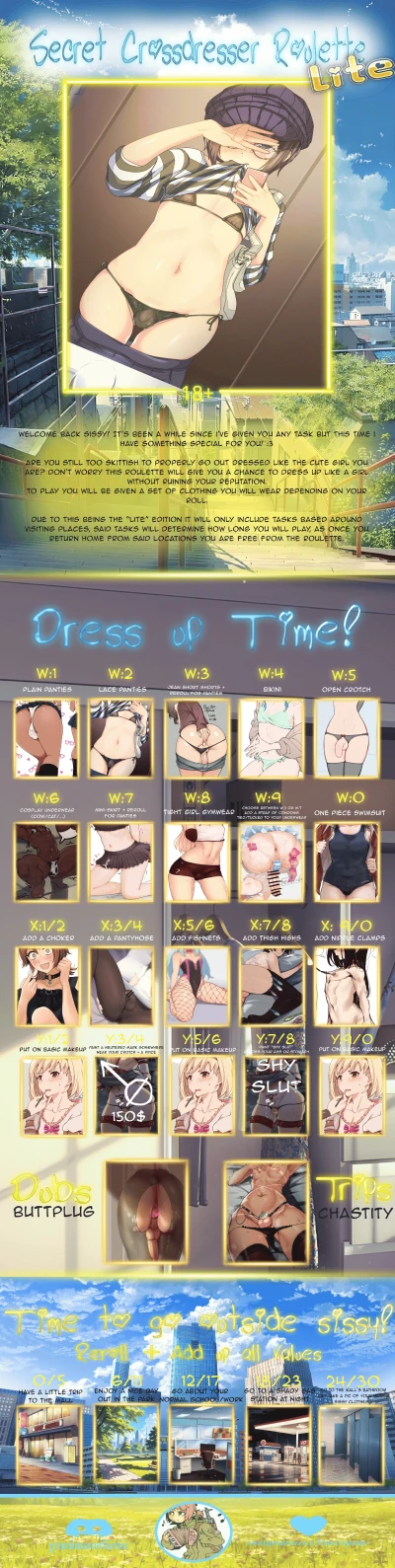 Secret crossdresser roulette LITE