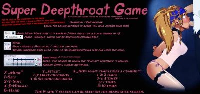 Super Deepthroat game options