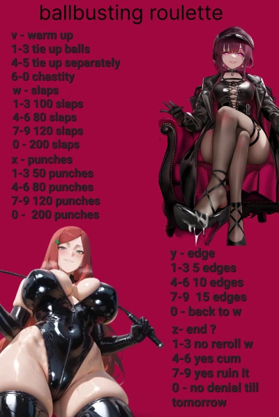 Ballbusting roulette 