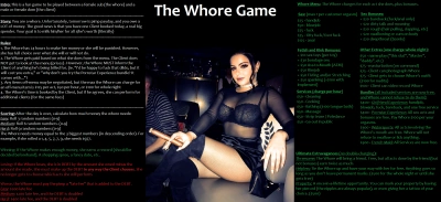 The Whore Game