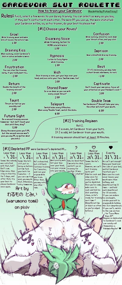 Gardevoir Slut Roulette