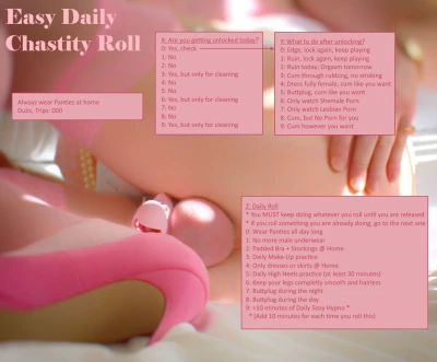 Easy Daily Chastity Roll