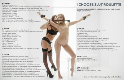 I Choose Slut Roulette