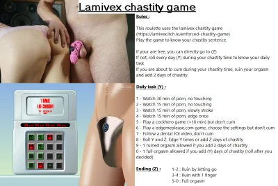 Lamivex chastity game