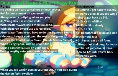 Zelda Ocarina of Time 3 Heart Sissy Run