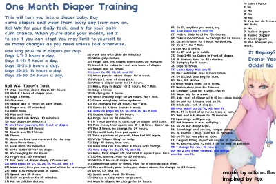 One Month Diaper Training