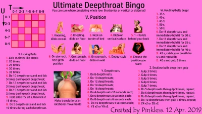 Ultimate Deepthroat Bingo