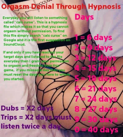 Orgasm Denial Through Hypnosis