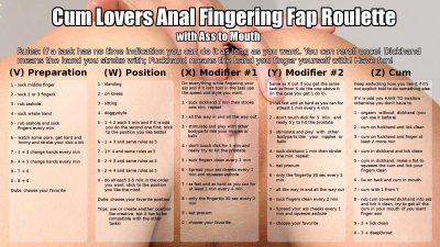 Cum Lovers Anal Fingering Fap Roulette