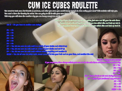 Cum Ice Cubes Roulette