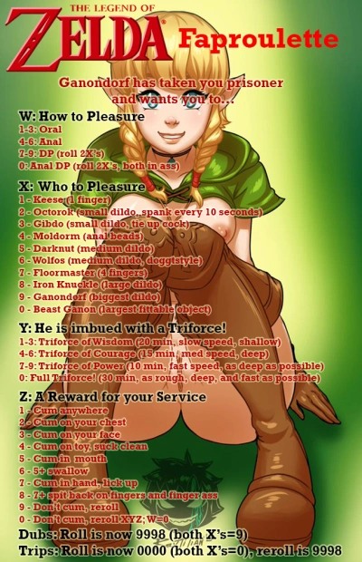 Legend of Zelda Faproulette