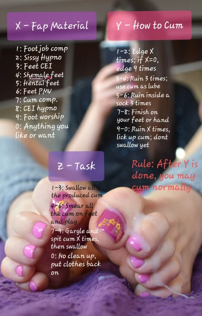 Vanilla Feet Cum Lovers Roulette