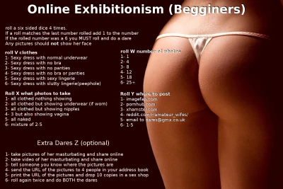 Online Exhibitionism Dare (Begginers)