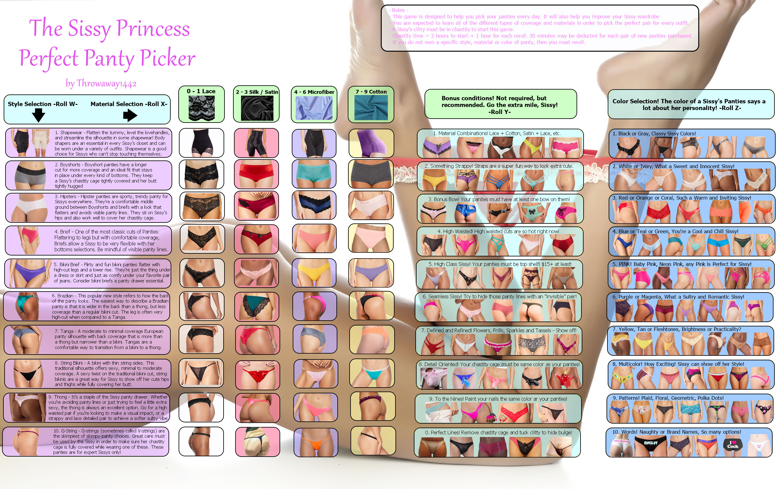 sissys,perfect,panty,picker,sissy,chastity,shopping,fap roulette.
