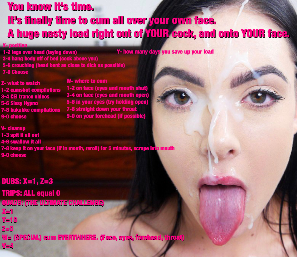 Cumslut facial