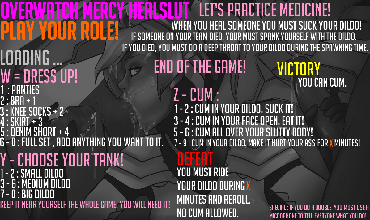 Overwatch Mercy Healslut - Play your role!. 