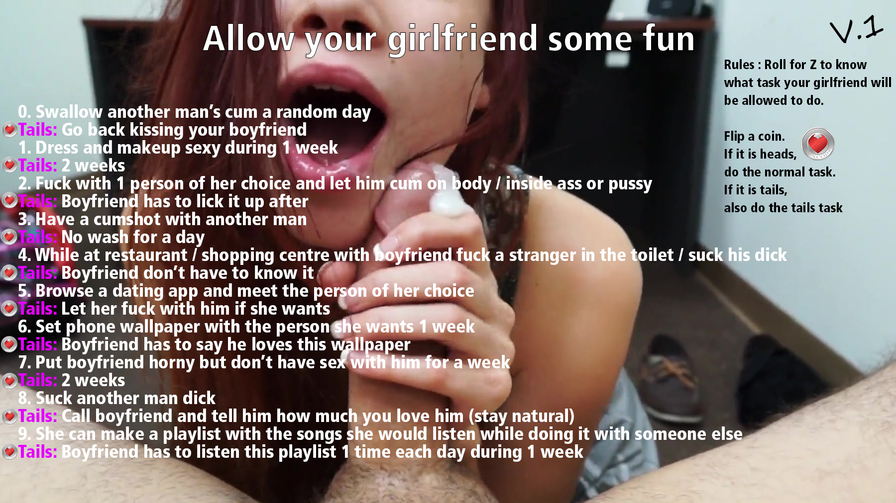 Allow your girlfriend some