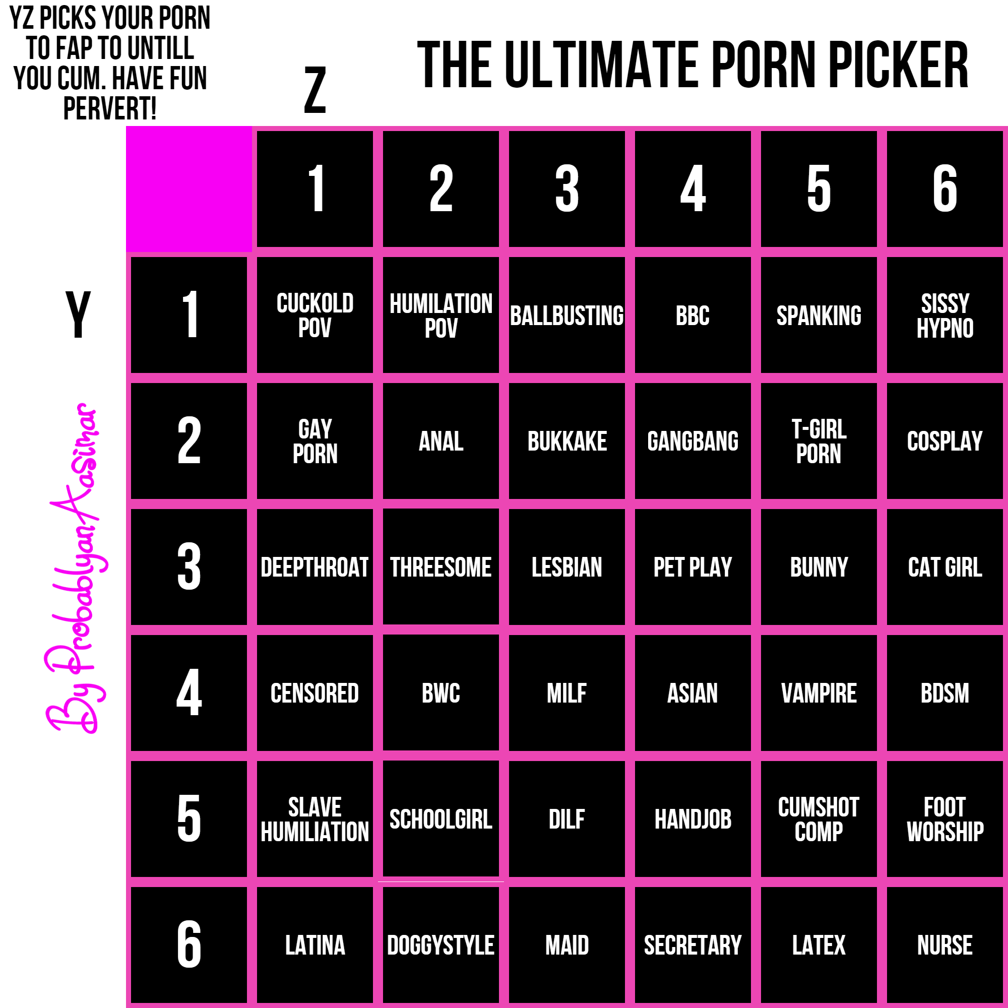 The Ultimate Porn Picker Fap Roulette