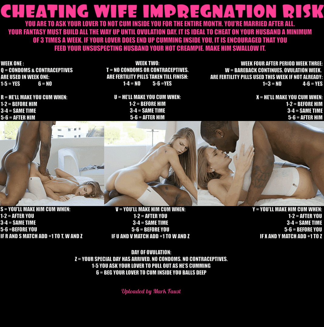 CHEATING WIFE IMPREGNATION RISK