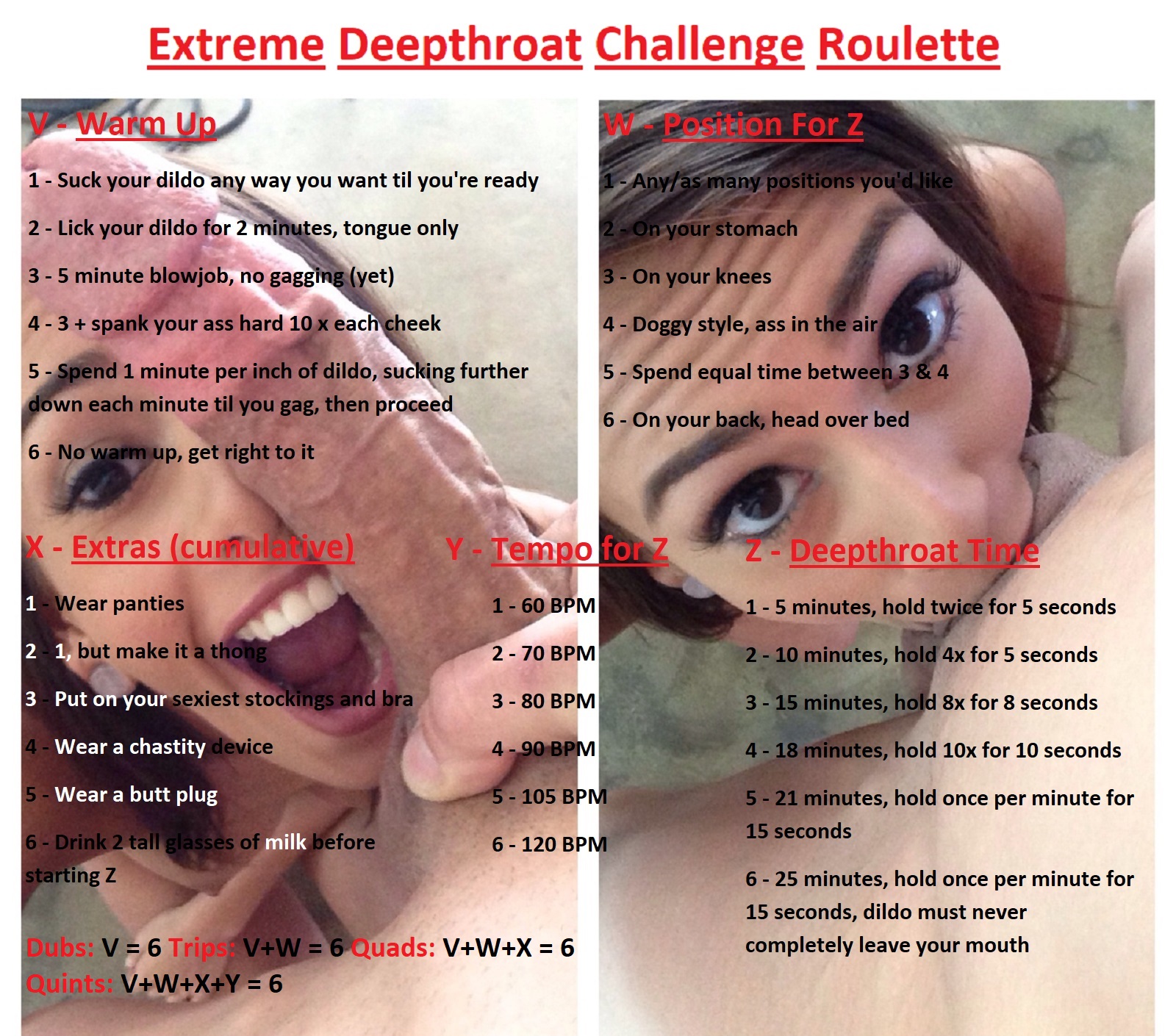 Deepthroat Challenge