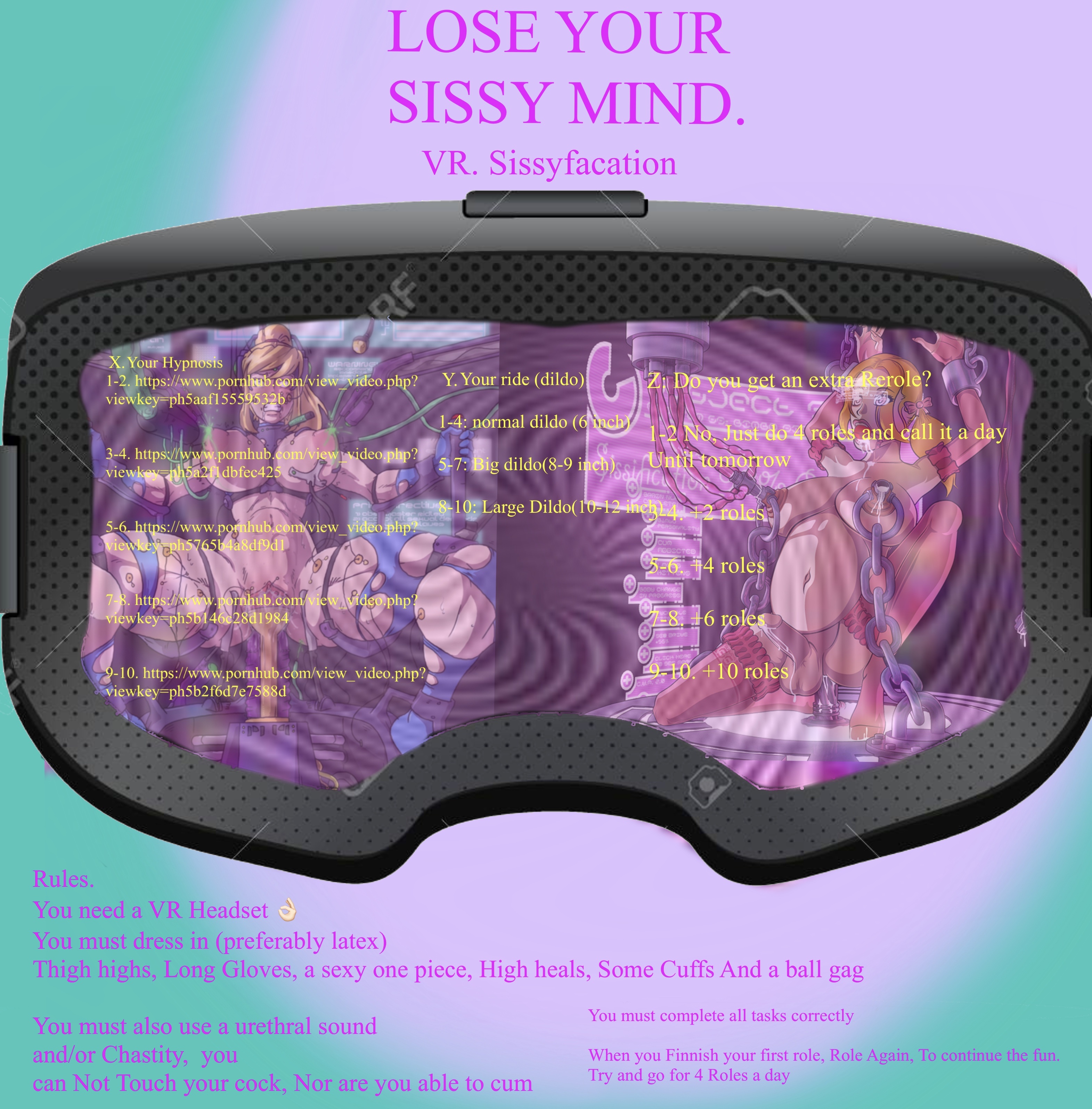 Lose Your Sissy Mind Fap Roulette. 