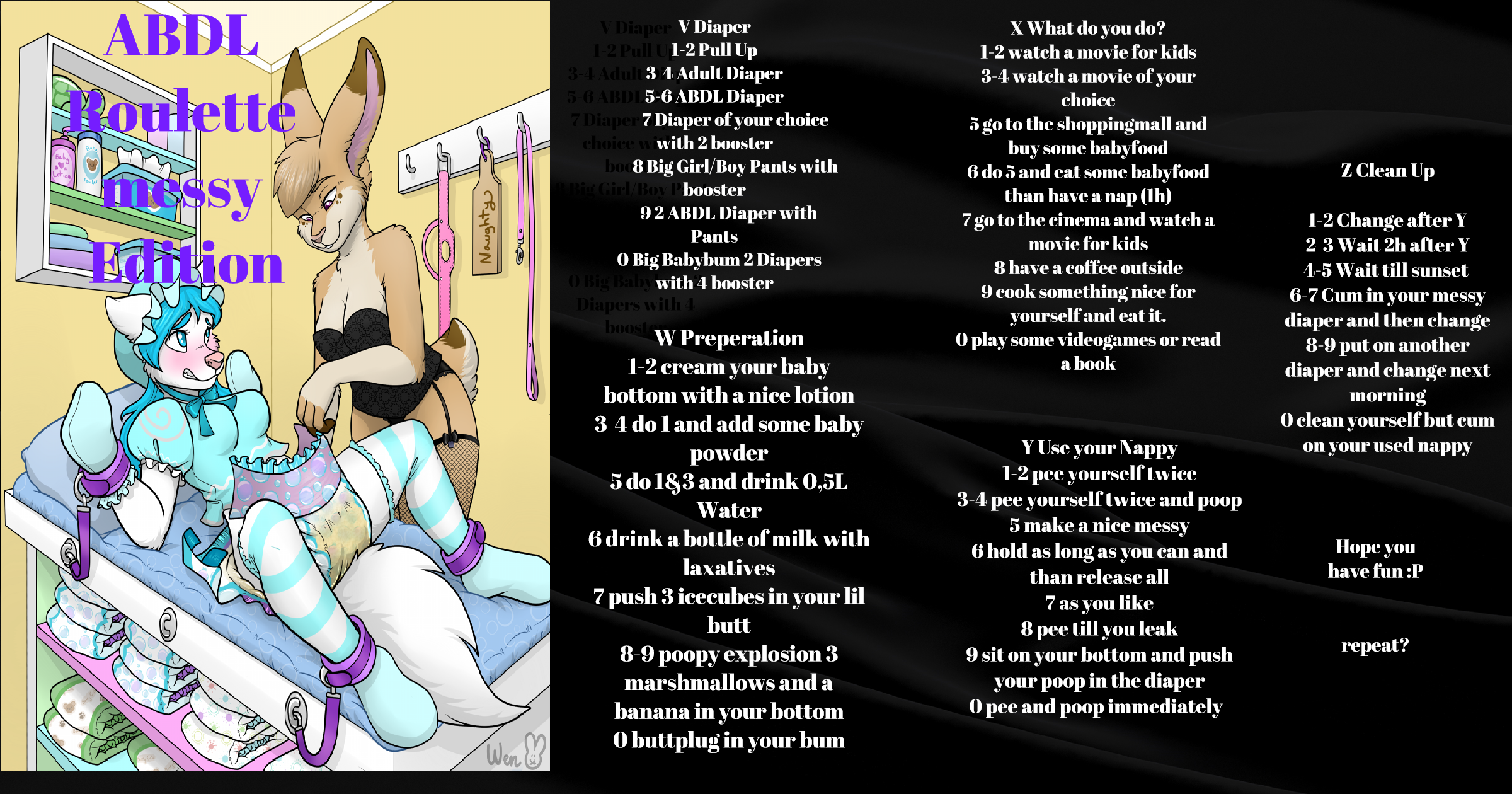 abdl,roulette,messy,edition,sissy,anal,public,diaper,messy,female,hentai,fa...