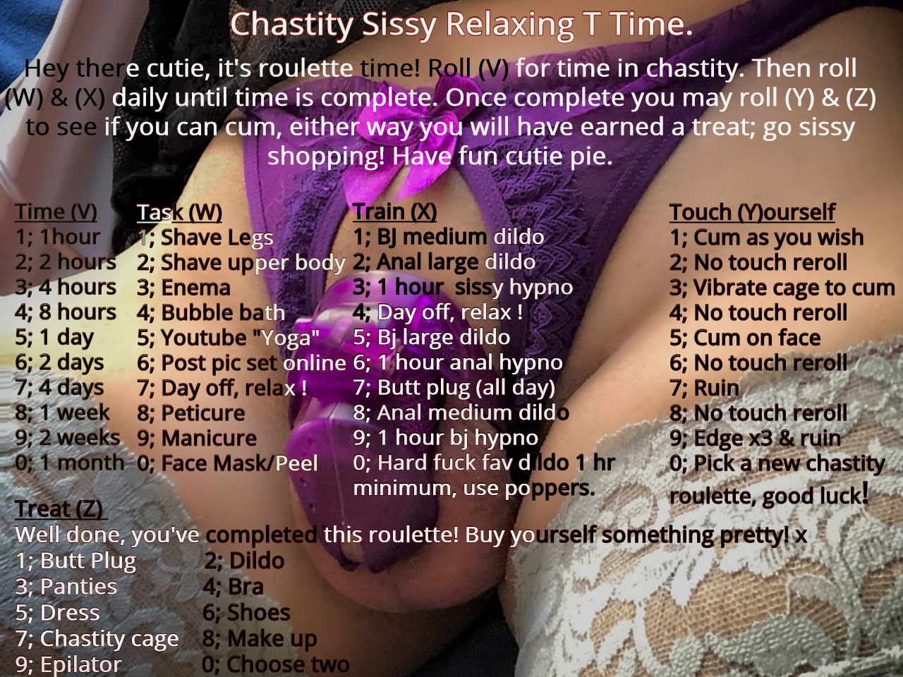 sissy,chastity,t,time,sissy,chastity,denial,shopping,fap roulette.