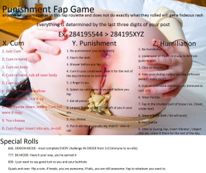 punishment fap game