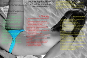 doubles fap roulette gay sissy