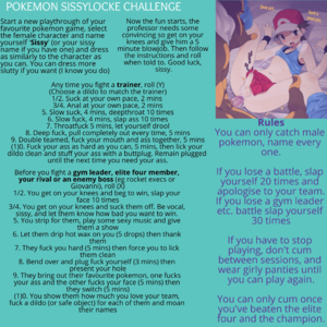 Pokemon Sissylocke Challenge