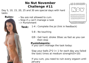 No Nut November Challenge