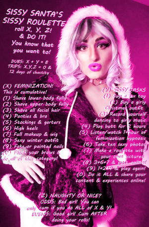 Sissy Santa's Sissy Roulette!