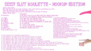 Hookup Sissy Roulette