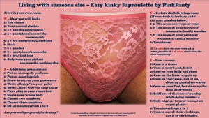 Living with someone else - Easy kinky Faproulette by PinkPanty