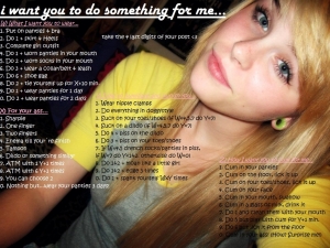 i want you to do something for me