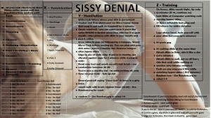 Sissy Denial - Lot's of tasks and little chance for cum training