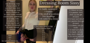 Dressing Room Sissy